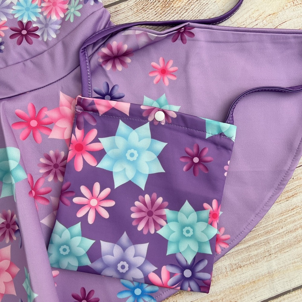 Encanto Princess Isabella Cosplay Dress with Bag Sz 3-4 y (100) Encanto Costume - Picture 7 of 11